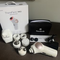 Theraface PRO microcurrent, LED, Hot & Cold Rings Complete Set