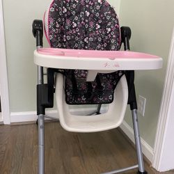 Minnie Mose Folding High Chair 