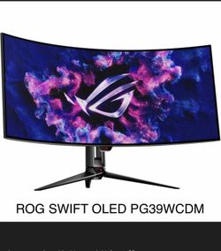 ASUS ROG Swift OLED PG39WCDM 38.5" 2K WQHD (3440 x 1440) 240Hz Curved Screen UltraWide Gaming Monitor