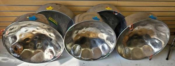 Steel Drums Mixed Set Of 5