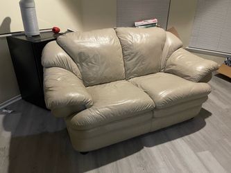 Living Room Leather Couch