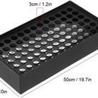  Tattoo Holder for Pigment Ink, Permanent Makeup Tattoo Ink Rack Tattoo Ink Organizer Shelves 78 Holes Iron Wall-Mounted Tattoo Pigment Bottle Rack Ta