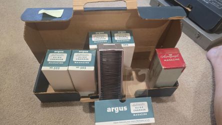 Argus slide magazines