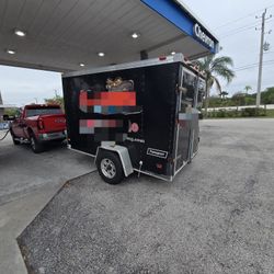 Trailer 6x11 "2012" Obviously Used, But Pulls Great No Leaks 6ft Height Interior Clean Documentation In Hand ✋️ READ DESCRIPTION FIRST, LEA PRIMERO. 