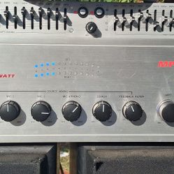 Radioshck PA System! Amp And speakers 