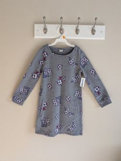 Old navy girls size 5T,  long sleeve dress brand new with tags