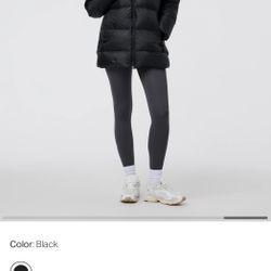 NEW NWT Vuori Vail Long Down Jacket Parka Coat Puffer Ski Snow Winter Black XS Women