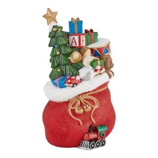 Home Accents Holiday 30 in Christmas Santa's Toy Bag with LED Lights