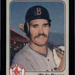 Really Nice Wade Boggs Rookie Card In MINT CONDITION.!!!