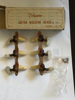 Takamine Guitar Machine Heads Set Vintage Japan made