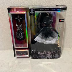 MGA Rainbow High Series 1 Shadow High Shanelle Onyx Grayscale Fashion Doll NIB