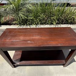 Solid Wood Console Table – Used – 