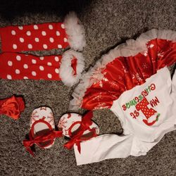 Baby Girls First Christmas Outfit