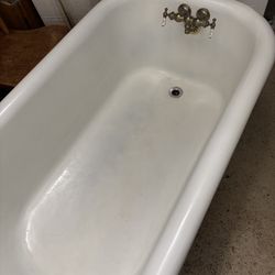 Antique Iron Claw Foot Tub