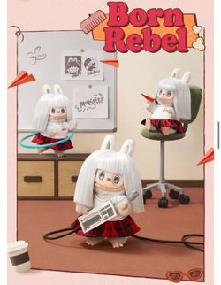THE MONSTERS Hair Salon Series (Born Rebel Labubu)