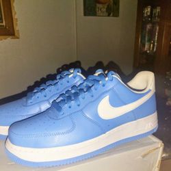 Air Force 1s '07 University Blue & White, Size 11.5