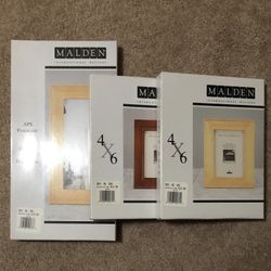 3 Malden Solid Wood Picture Frames