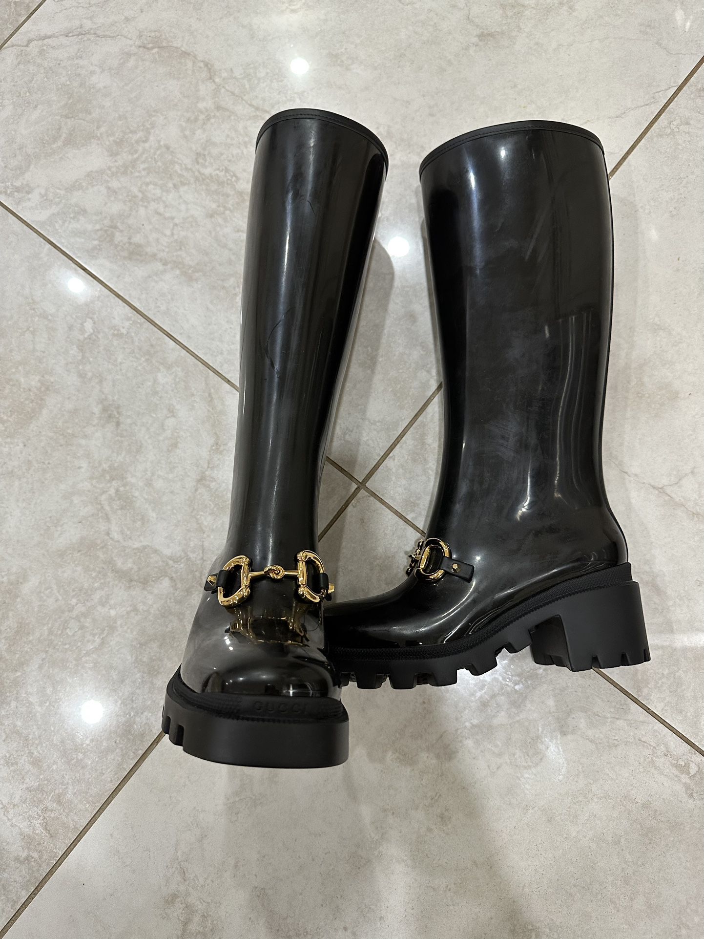 Gucci Horsebit Rain boots