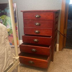 Cherry Wood Mini Dresser