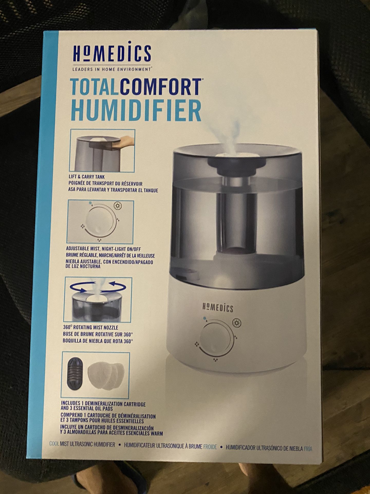 Homedics humidifier