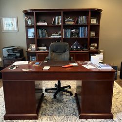 Home Office! Desk, Bookcase & Chair