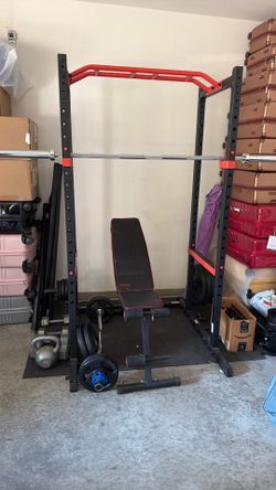 Power zone advanced, multifunction, squat, power cage gym equipment