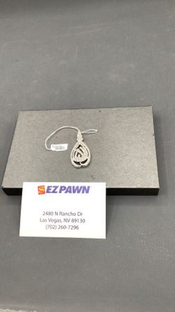 18kt diamond pendant