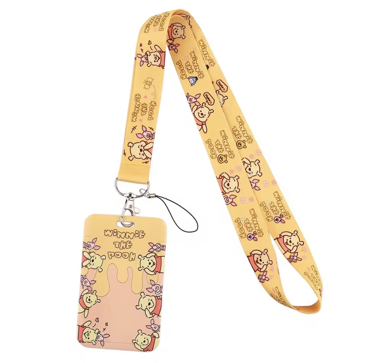 Disney - Winnie The Pooh - Lanyard Keychain Cardholder USB Holder