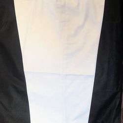 Men's Size 3X White Dress Trousers – Tailored Formal Pants