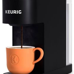 Keurig K-Slim Single Serve K-Cup Pod Coffee Maker, Multistream Technology, 3 Brew Sizes, Slim and Sleek Design, 46oz Removable Reservoir, Black  Brand
