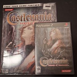 Castlevania Lament Of Innocence PS2 Video Game & Strategy Guide