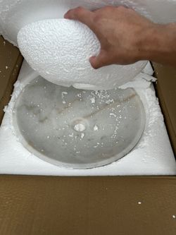 Natural Stone Sink -White