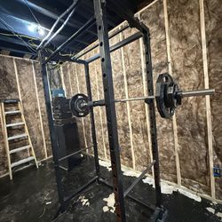 Heavy-Duty Power Rack / Squat Cage – Commercial Style (Rack Only)