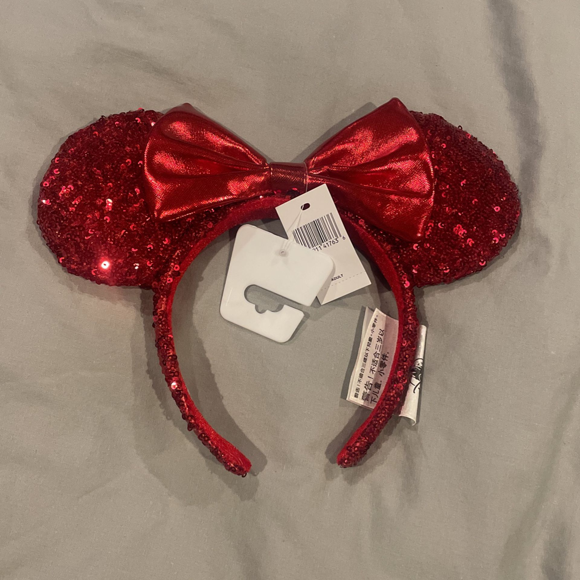 Disneyland Red Sequin Ears 