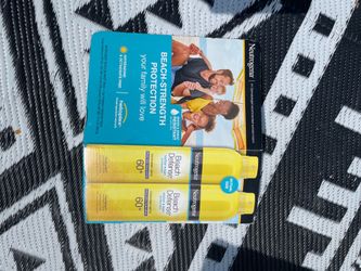 2 pack Brand NEW Neutrogena Water & Sun Protection Spray SPF 60+