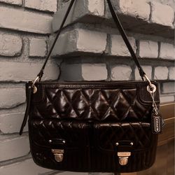 Vintage coach leather purse