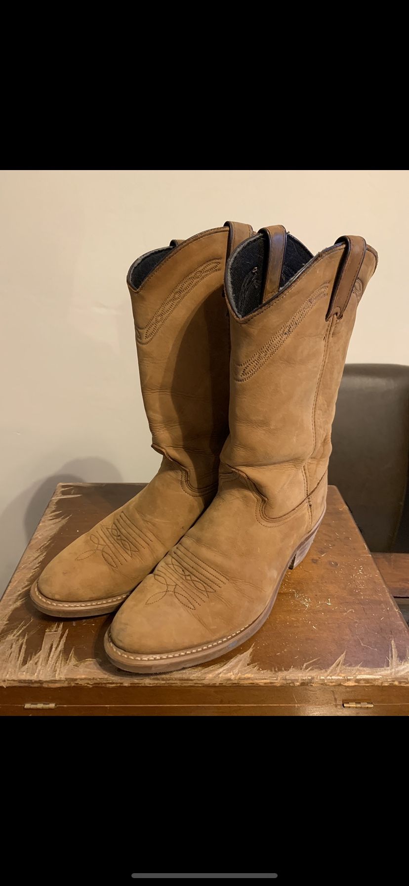 Abilene boots genuine leather size 9
