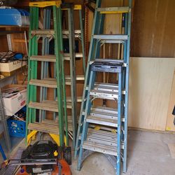 Various Ladders $20 A Piece