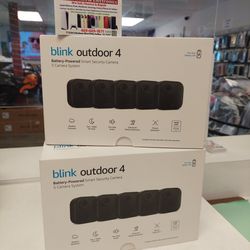 Blink Outdoor 4 Camera Brand New Comes With 5 Cameras Cash Deal $249