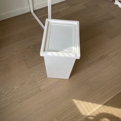 Free White Trashcan