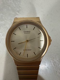Casio Quartz Gold-Tone Analog Watch