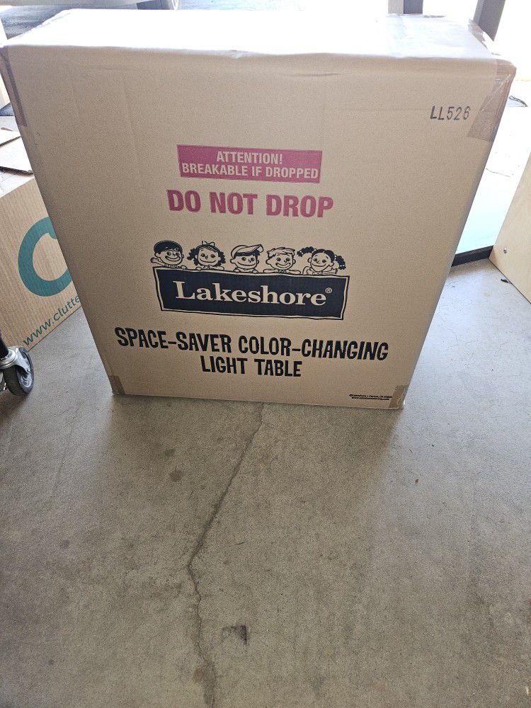 Lakeshore Space Saver Color Changing Light Table 
