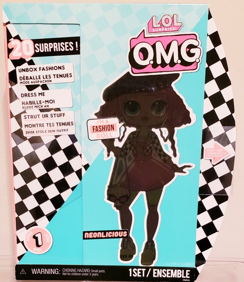 LOL Surprise OMG Neonlicious Fashion Doll NEW! $30