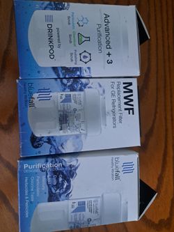 GE refrigerator water filters.