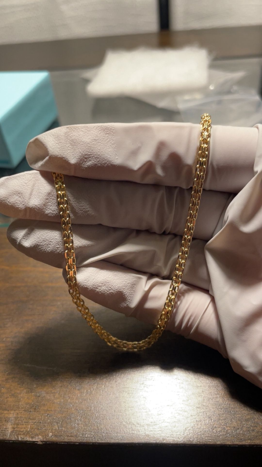 Bismarck Link 10kt Gold Solid Bracelet