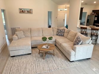 Modern 3-Piece L-Shaped Sectional Sofa with Left-Facing Chaise - Need Gone Today