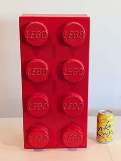 vintage LEGO store display - large red 2x4 brick