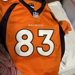 Nike NFL Denver Broncos Wes Welker #83 Jersey Youth , Size S Orange