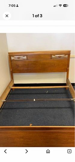Vintage Head & Footboard Full Size Bed