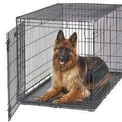 Large Dog Crate 2 Door Foldable 